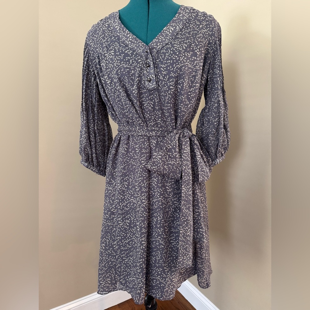 Club Monaco Dusty Purple Long Sleeve Dress